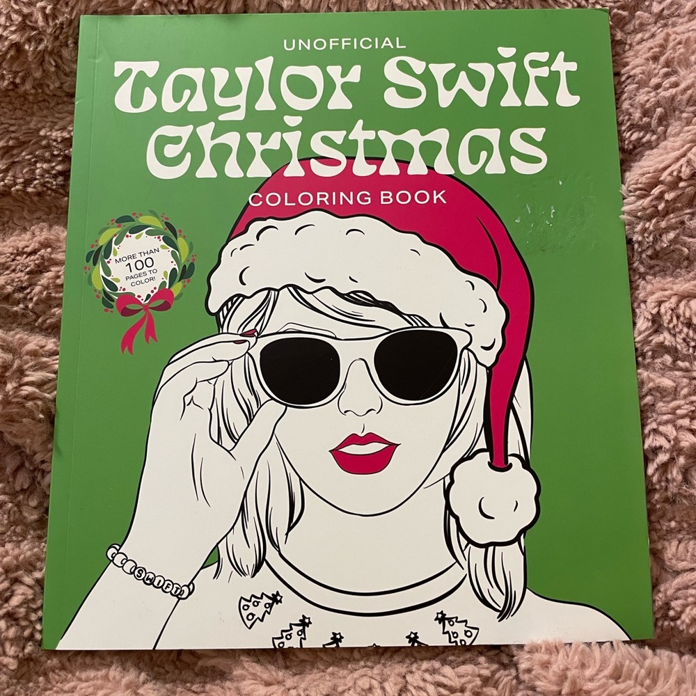 NWT Taylor Swift Christmas Adult Coloring Book